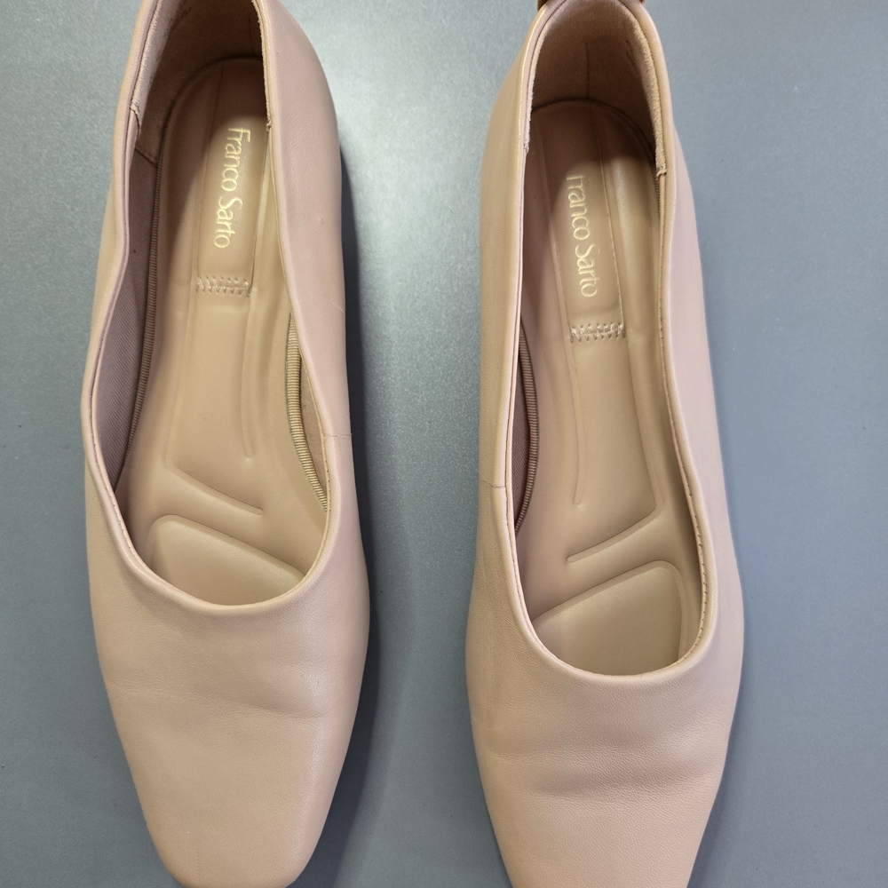 Franco Sarto Women's Tan Ballet Flats, Size 9